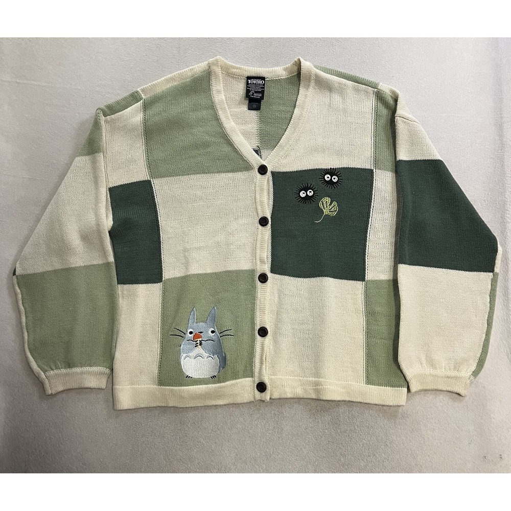 Her Universe My Neighbor Totoro Cardigan Sweater Size 2X Anime Ghibli Patchwork